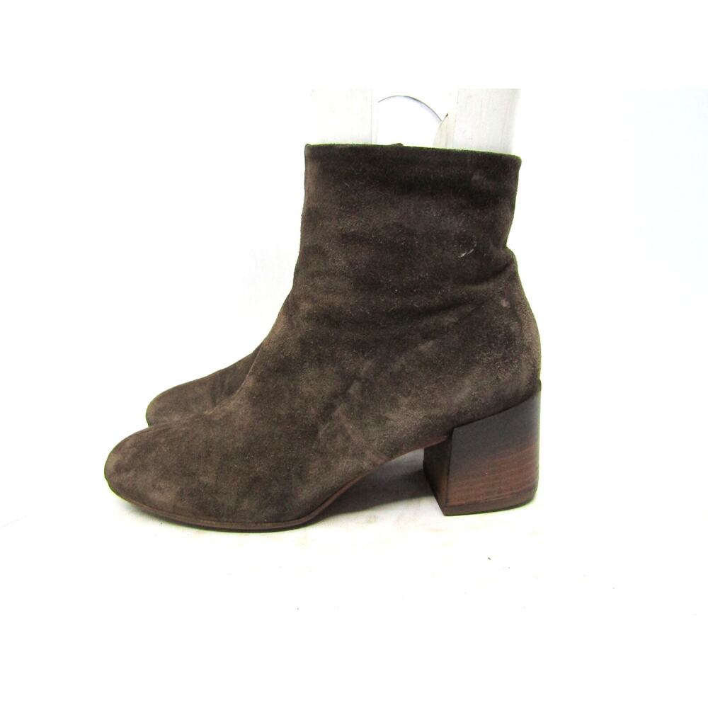 Alberto Fermani Womens Size 39 EUR Brown Suede Zip Ankle Fashion Boots Bootie